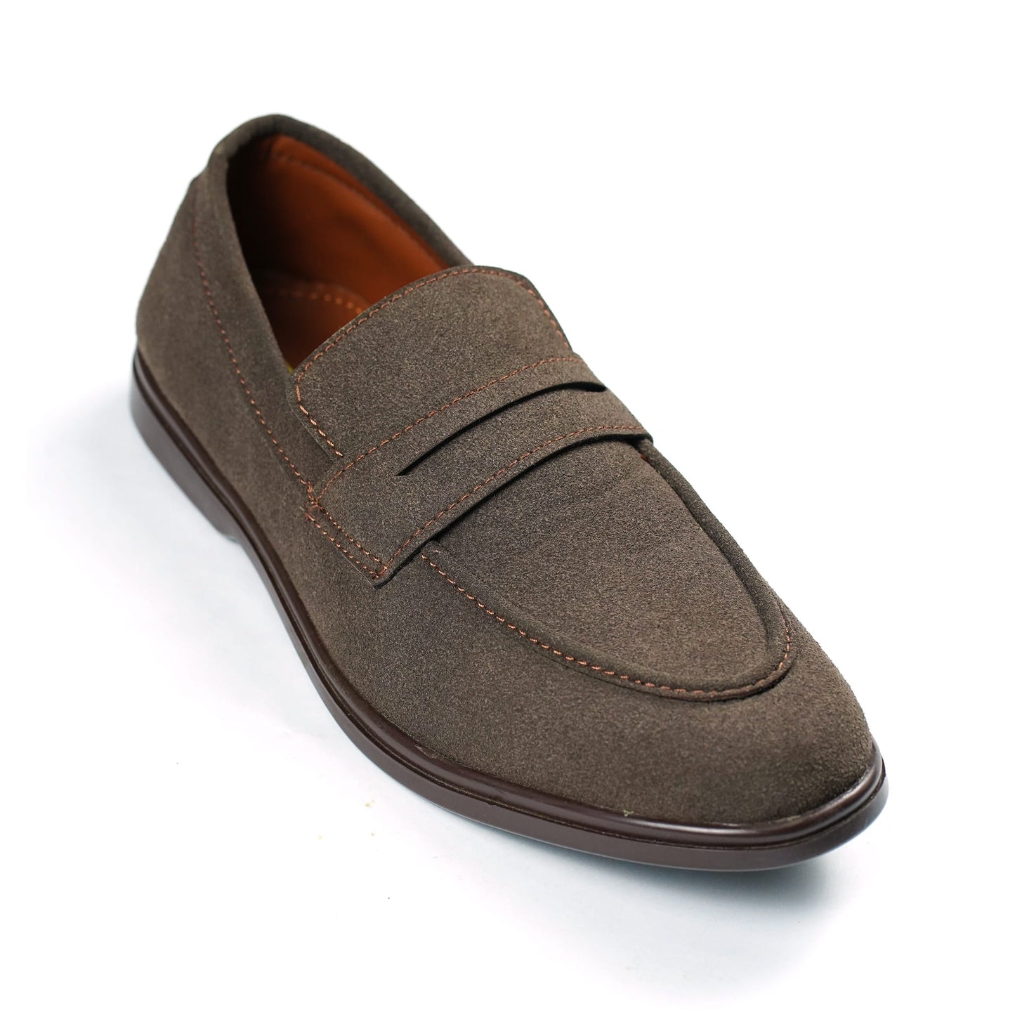 Loro Piana Brown Penny Loafers