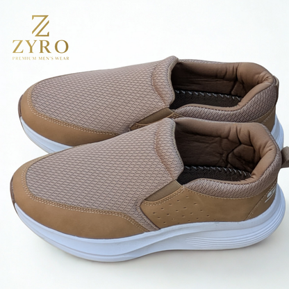 ZYRO Men's Classic Navy Mesh Slip-On Comfort Sneakers