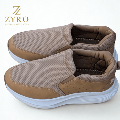 ZYRO Men's Classic Navy Mesh Slip-On Comfort Sneakers