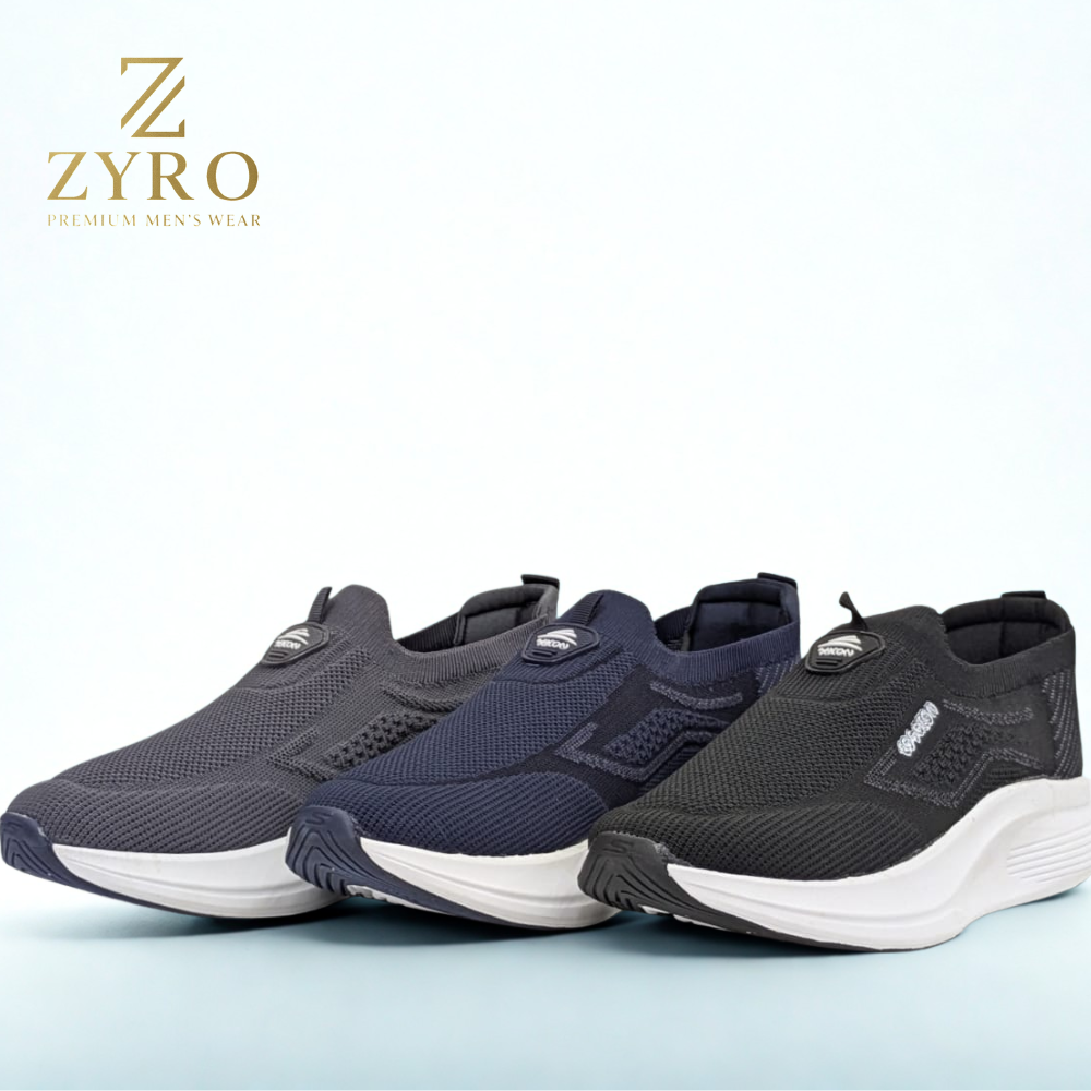 ZYRO Men's Knit Mesh Slip-On Comfort Loafers
