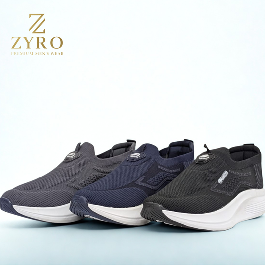 ZYRO Men's Knit Mesh Slip-On Comfort Loafers