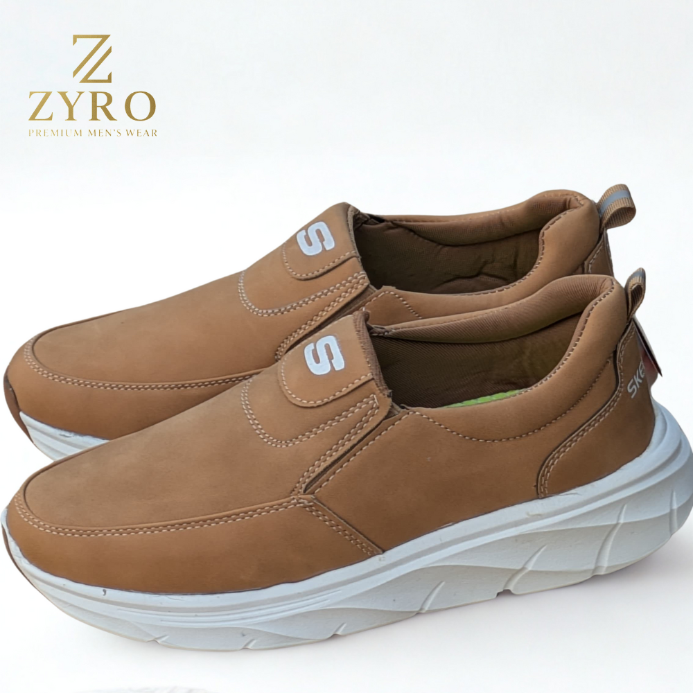 ZYRO Men's Casual Moccasin-Style Slip-On Sneakers