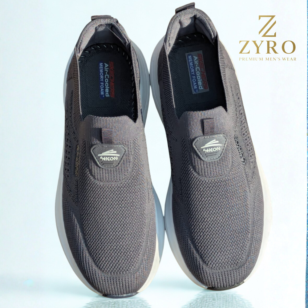 ZYRO Men's Knit Mesh Slip-On Comfort Loafers