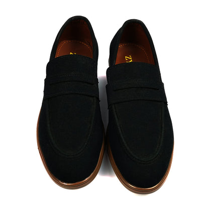 Loro Piana Black  Penny Loafers