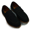 Loro Piana Black  Penny Loafers