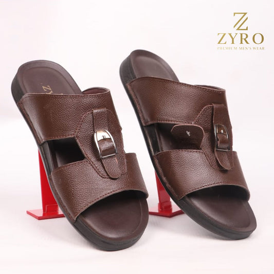 ZYRO Premium Handmade Cow Leather Slippers – Soft & Washable PU Sole
