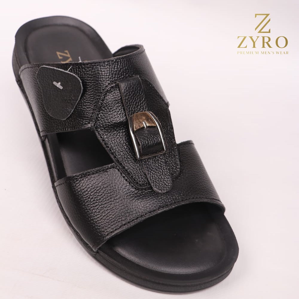 ZYRO Premium Handmade Cow Leather Slippers – Soft & Washable PU Sole