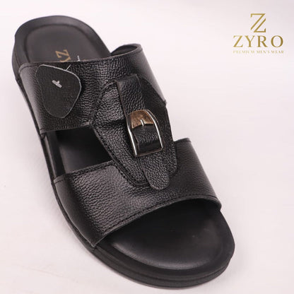 ZYRO Premium Handmade Cow Leather Slippers – Soft & Washable PU Sole