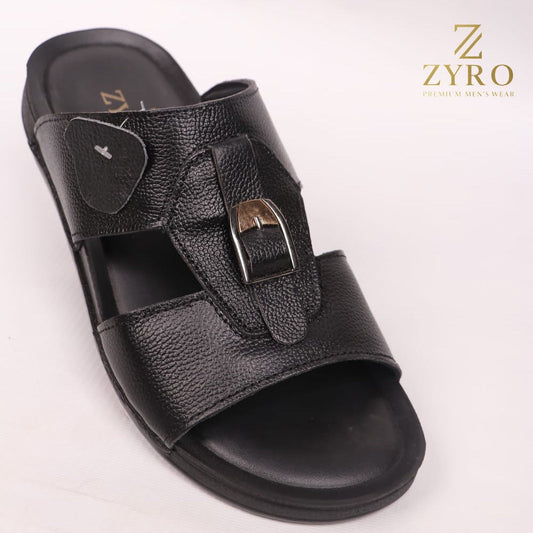 ZYRO Premium Handmade Cow Leather Slippers – Soft & Washable PU Sole
