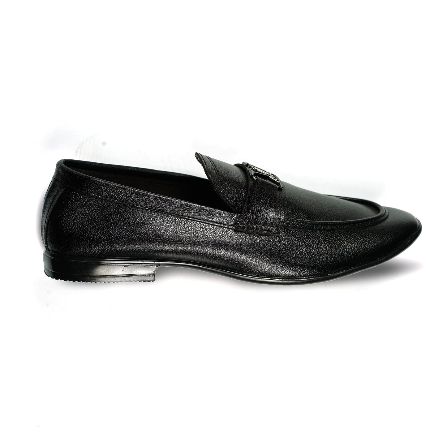 Pocket Loafers Black – Premium Textured Leather