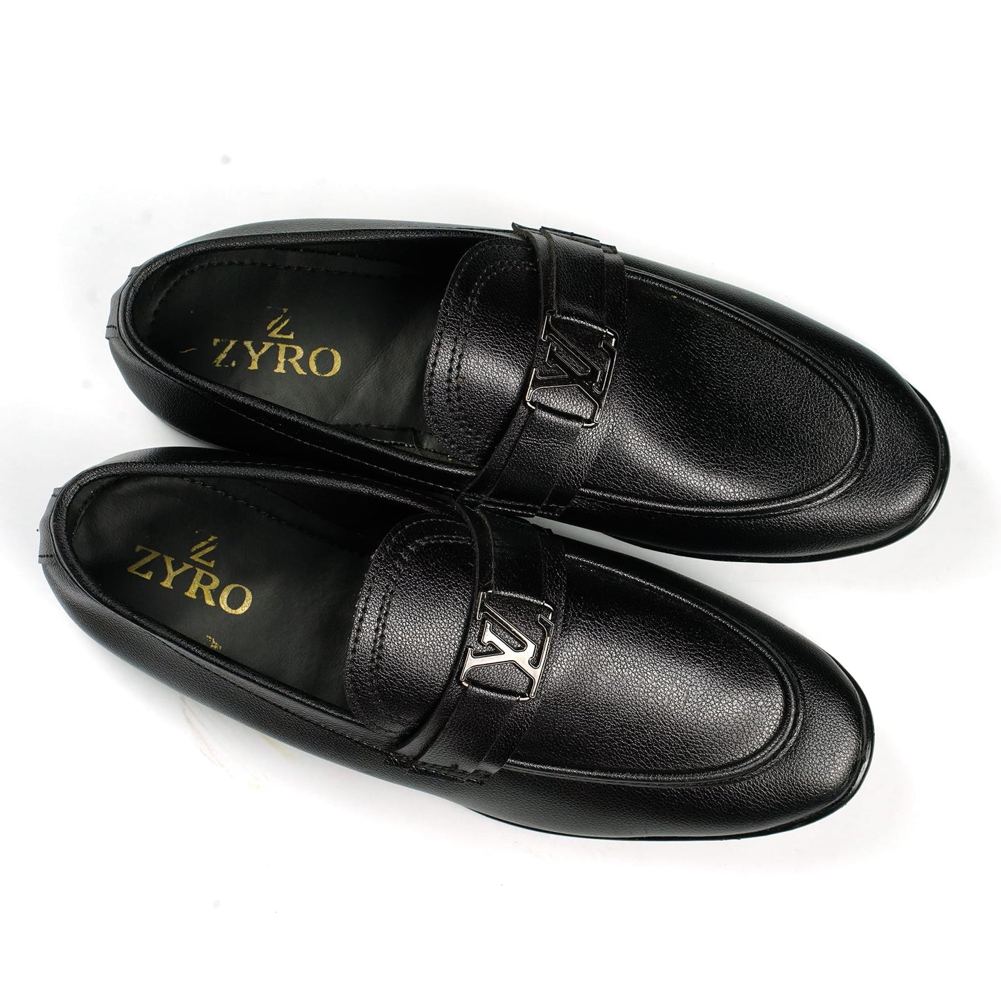 Pocket Loafers Black – Premium Textured Leather