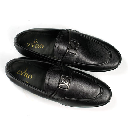 Pocket Loafers Black – Premium Textured Leather