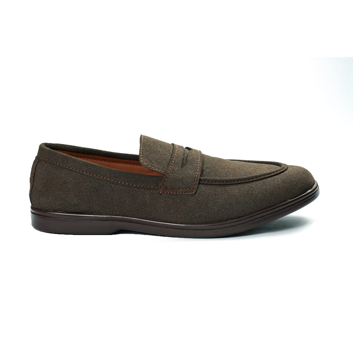 Loro Piana Brown Penny Loafers