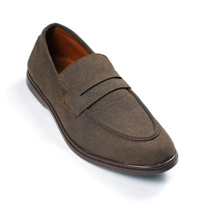 Loro Piana Brown Penny Loafers