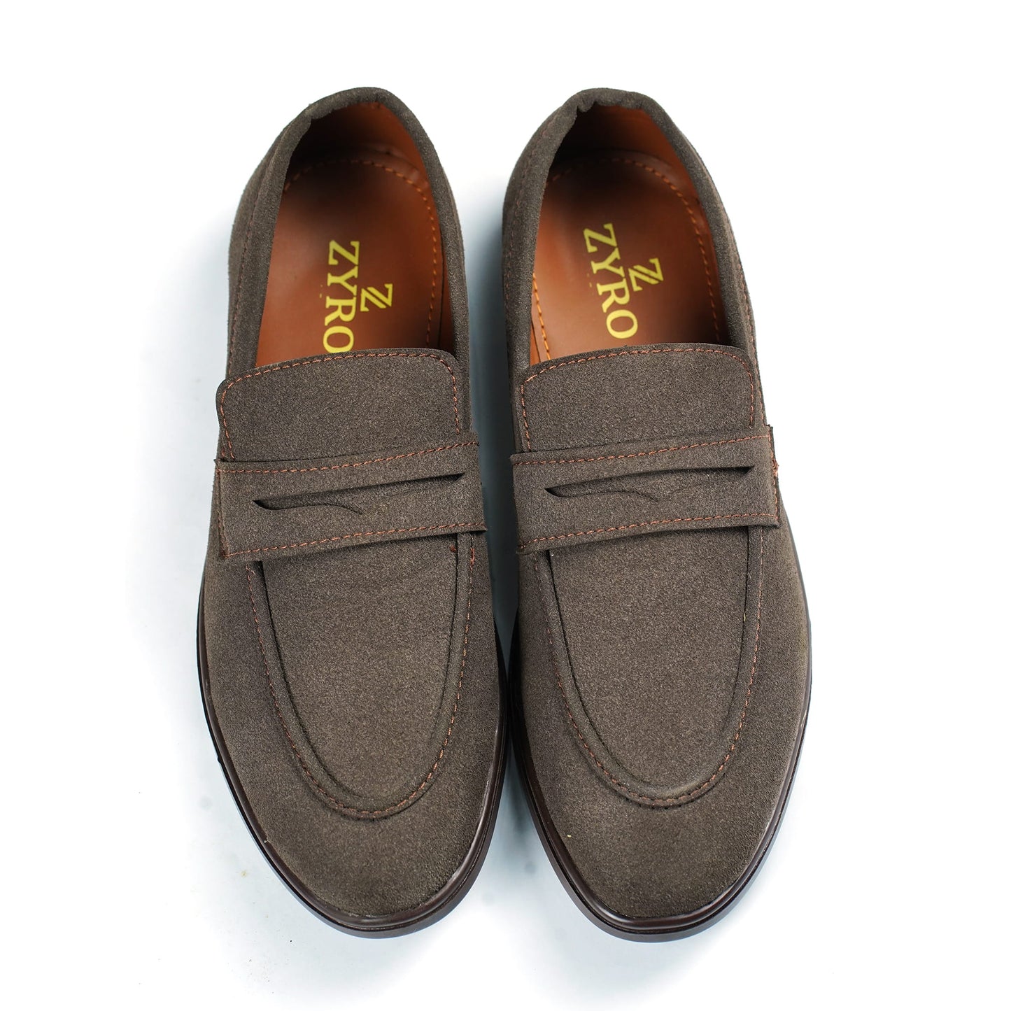 Loro Piana Brown Penny Loafers